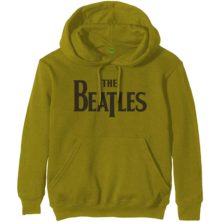 Picture of Beatles Hoodie:  Unisex Pullover Hoodie Drop T Logo in Green