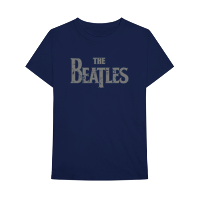 Picture of Beatles Adult T-Shirt: Classic Drop-T Distressed - Blue