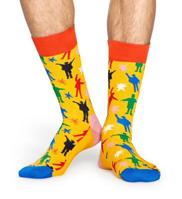 Picture of Beatles Socks: Happy Socks Men's "Help!" Socks