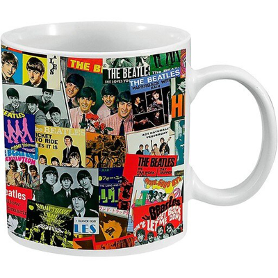 Picture of Beatles Mug: Beatles Singles Covers  20 oz. Ceramic Mug