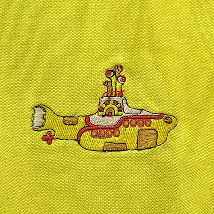 Picture of Beatles Polo Shirt: Yellow Submarine Yellow