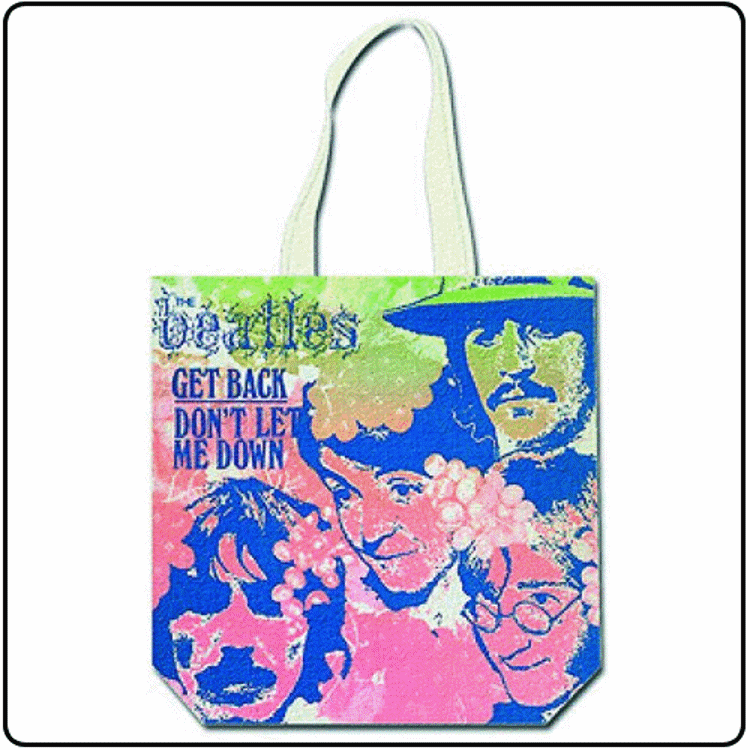 Picture of Beatles Tote Bags: The Beatles Canvas Zip Totes TOTE: Get Back, Don't Let Me Down