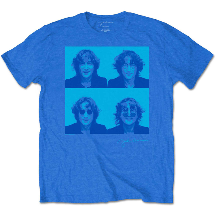 Picture of Beatles Adult T-Shirt: John Lennon Photo Booth Blues