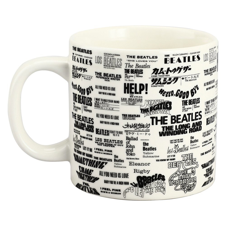 Picture of Beatles Mug: Singles 16 oz