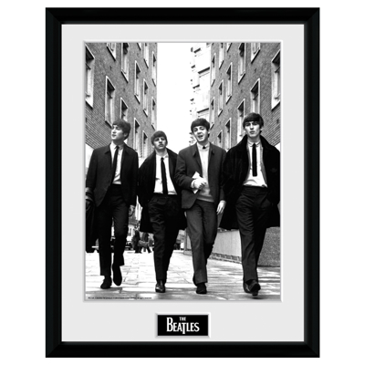 Picture of Beatles ART: Beatles Framed Poster 1963 London (12 x 16 Print)