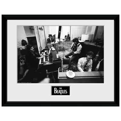 Picture of Beatles ART: Beatles Framed Poster - Studio Shot (12 x 16 Print)