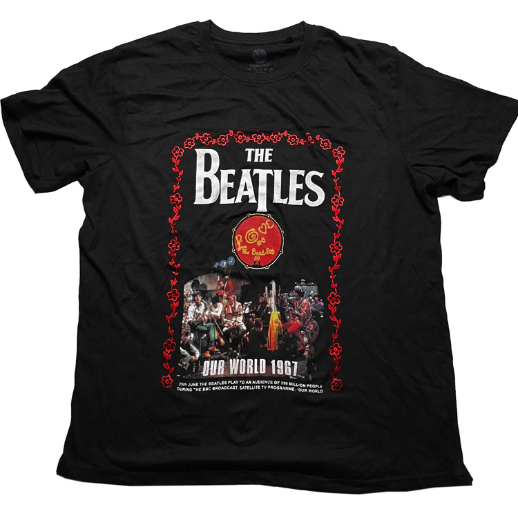Picture of Beatles Adult T-Shirt:  Our World 1967