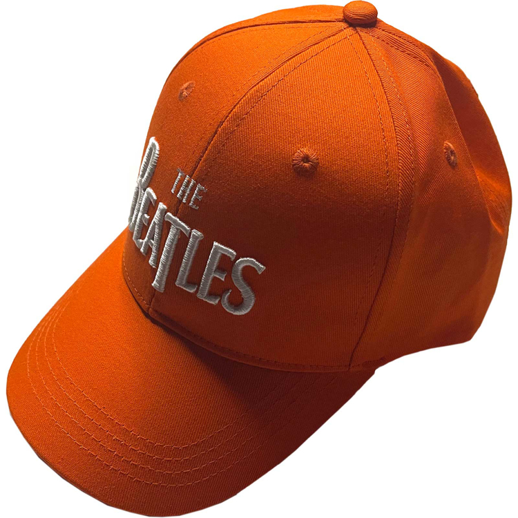 Picture of Beatles Cap: The Beatles Drop T Logo  (Orange)