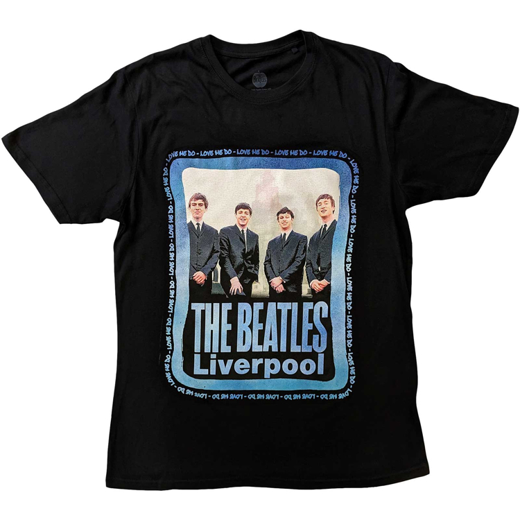 Picture of Beatles Adult T-Shirt:  The Beatles Liverpool Pier Head