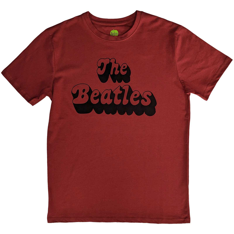 Picture of Beatles Adult T-Shirt:  The Beatles Red Shadow