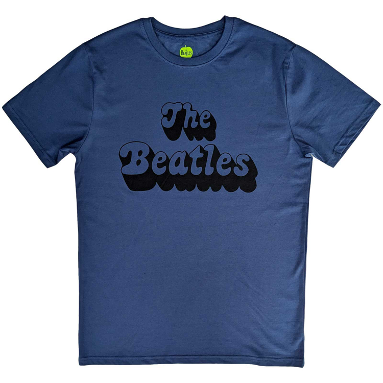 Picture of Beatles Adult T-Shirt:  The Beatles Blue Shadow