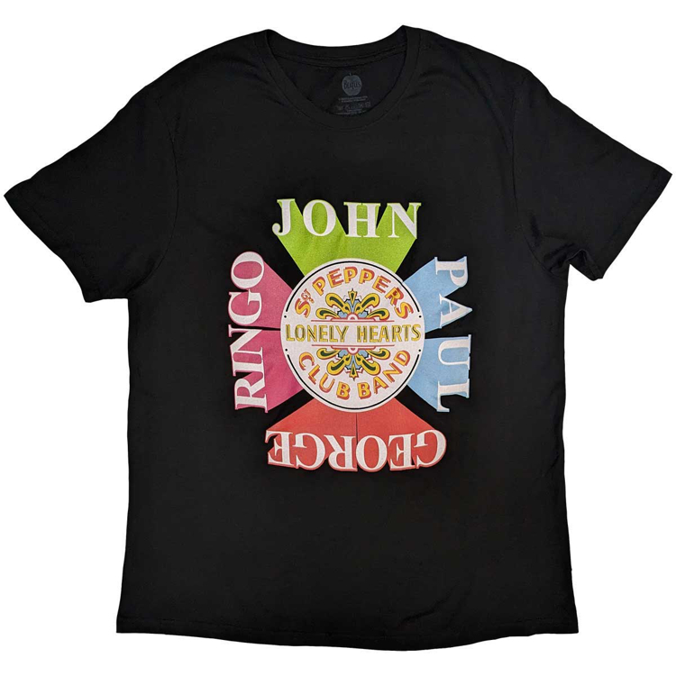 Picture of Beatles Adult T-Shirt:  The Beatles Sgt Pepper Drum and Names