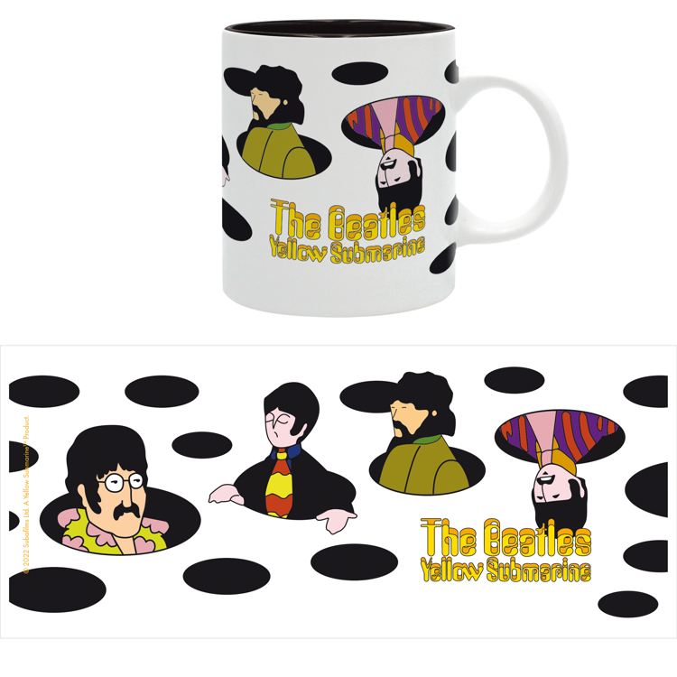Picture of Beatles Mug: Yellow Sub Sea of Holes 11oz