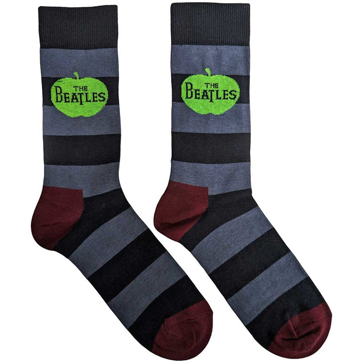 Picture of Beatles Socks: The Beatles Unisex Ankle Socks - Apple & Stripes