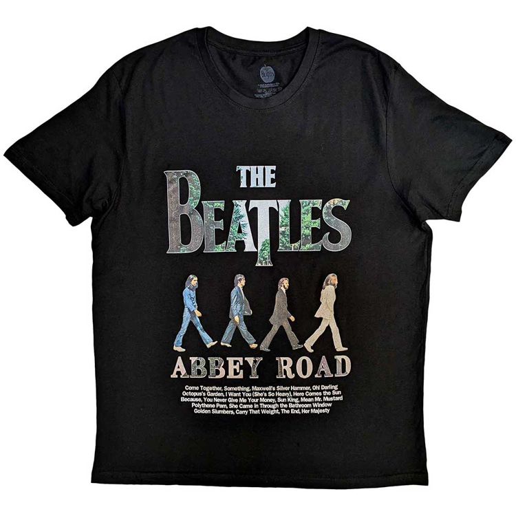 Picture of Beatles Adult T-Shirt:  Abbey Road The Beatles Classic Twist