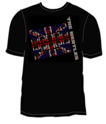 Show details for Beatles T-Shirt: The Beatles UK Invasion in Black Picture of Beatles T-Shirt: The Beatles UK Invasion in Black