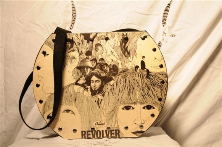 vinyl record purse