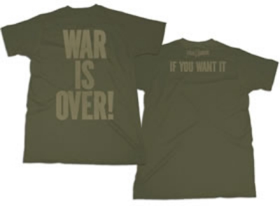 Show details for Beatles T-Shirt: John Lennon War is Over Picture of Beatles T-Shirt: John Lennon War is Over