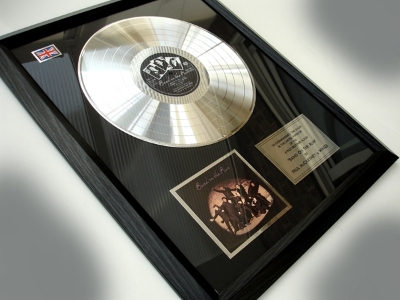 Show details for Beatles Record Award: "BAND ON THE RUN" PLATINUM Picture of Beatles Record Award: "BAND ON THE RUN" PLATINUM