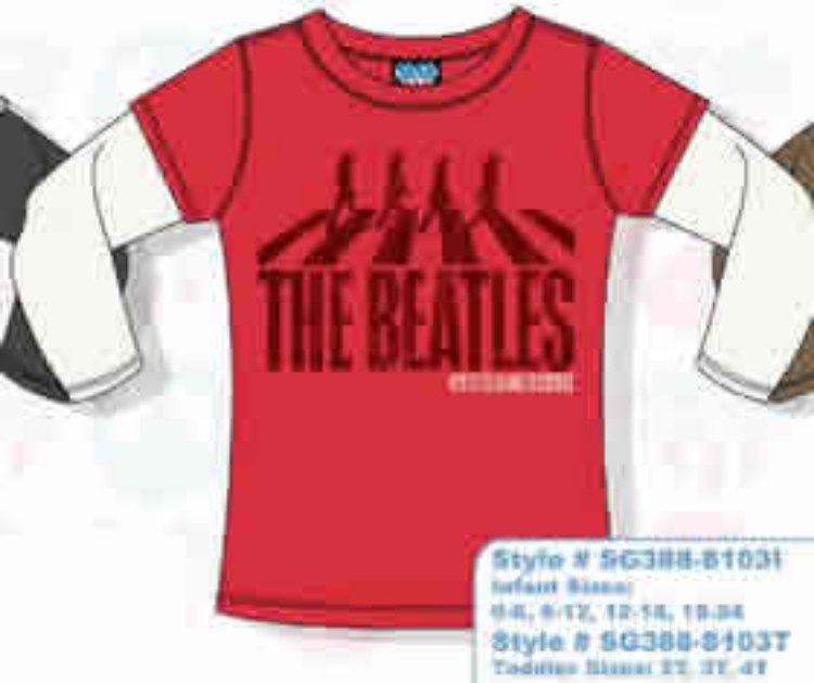 Picture of Beatles T-Shirt: 2-Fer: Infant Abbey Rd.