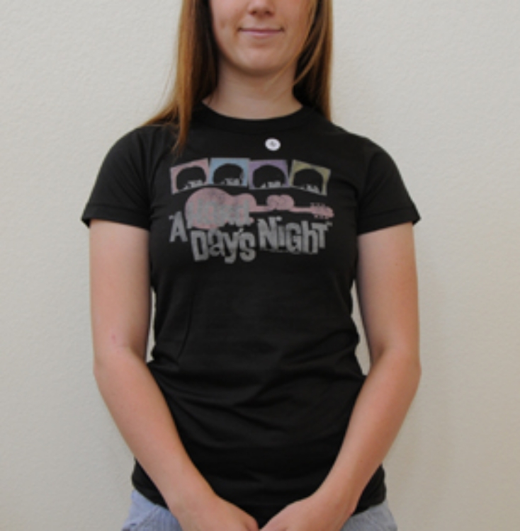 Picture of Beatles T-Shirt: Junk Food Beatles Hard Day's Night T-Shirt (Short Sleeved)