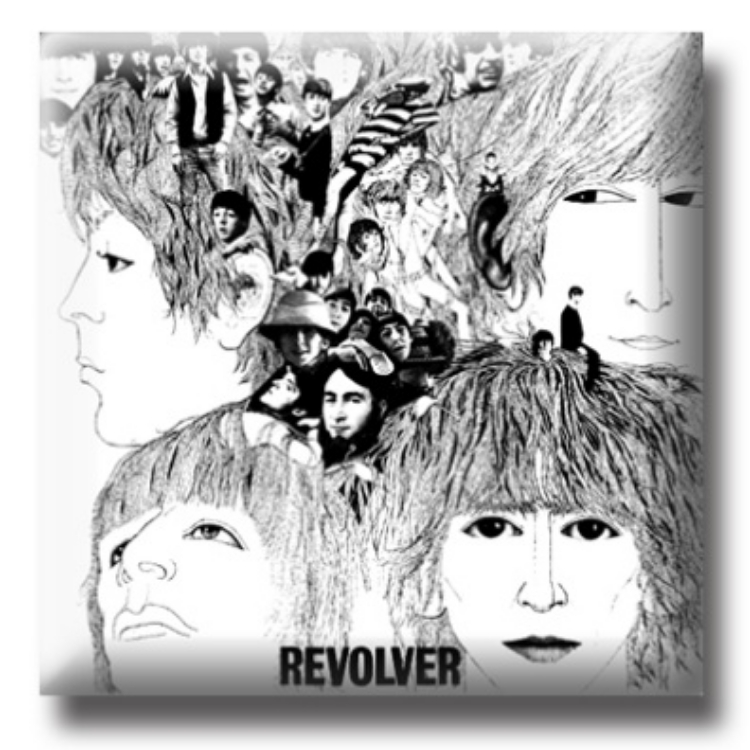 Picture of Beatles Pin: The Beatles Revolver Album flat pin