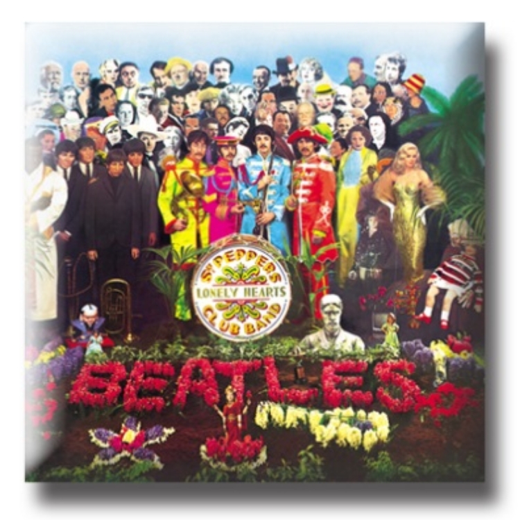 Picture of Beatles Pin: The Beatles Sgt. Peppers Album flat pin