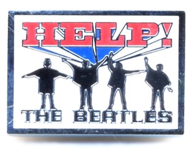 Show details for Beatles Pin: The Beatles "Help!" pin Picture of Beatles Pin: The Beatles "Help!" pin