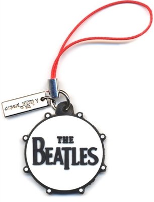 Show details for Beatles Phone Charm: Drum logo (Rubber) Picture of Beatles Phone Charm: Drum logo (Rubber)