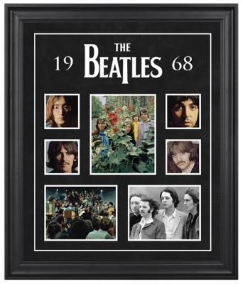 Show details for Beatles ART: The Beatles “1968” framed presentation Picture of Beatles ART: The Beatles “1968” framed presentation