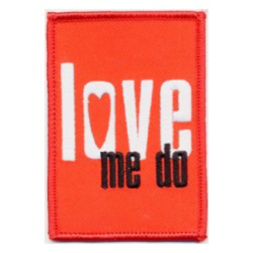The Beatles Love Me Do Embroidered Iron On Patch