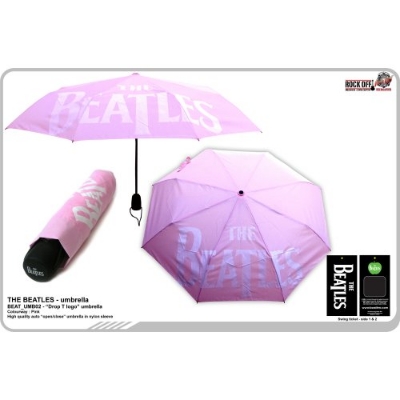 Show details for Beatles Umbrella: Drop T Umbrella in Pink Picture of Beatles Umbrella: Drop T Umbrella in Pink