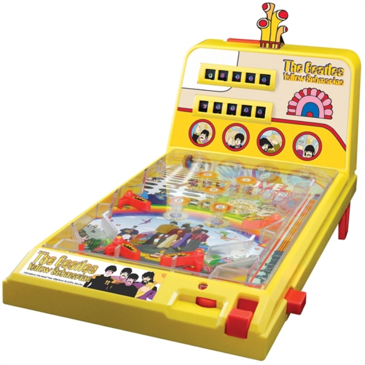 Picture of Beatles Game:  Yellow Submarine Electronic PinBall Machine