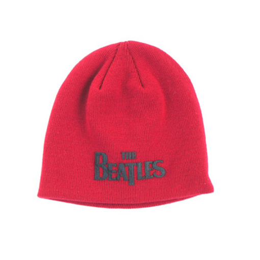 Beatles Beanie: Drop T Logo Red 