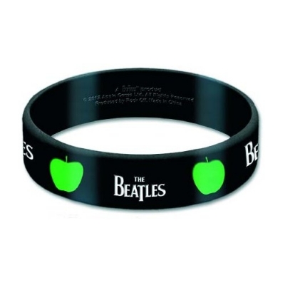 Show details for Beatles Wrist band: Drop T & Apple Picture of Beatles Wrist band: Drop T & Apple