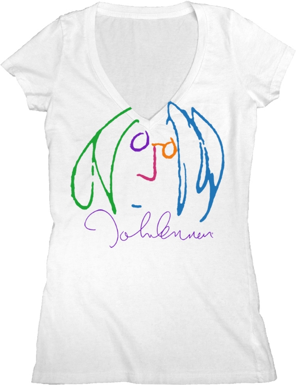 Picture of Beatles T-Shirt: Juniors - John Lennon Self Portrait