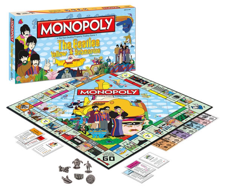 Picture of Beatles Game: Yellow Submarine Monopoly Game