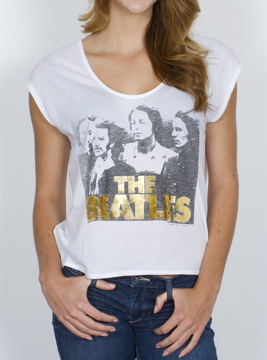 vintage beatles t shirt womens