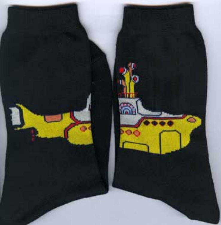 Picture of Beatles Socks: The Beatles Mens (Black) Yellow Submarine