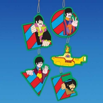 Show details for Beatles Ornament: The Beatles 5-Piece Yellow Sub Picture of Beatles Ornament: The Beatles 5-Piece Yellow Sub
