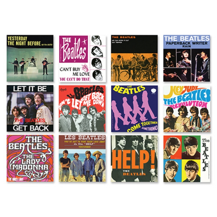 Picture of Beatles Magnets: The Beatles 12 piece Magnet Set