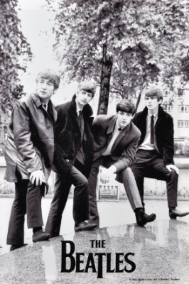 Show details for Beatles ART: BEATLES 1963 (UK) 14X21 CANVAS  Picture of Beatles ART: BEATLES 1963 (UK) 14X21 CANVAS