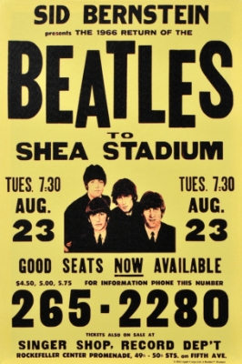 Show details for Beatles ART: BEATLES SHEA CONCERT CANVAS ART     Picture of Beatles ART: BEATLES SHEA CONCERT CANVAS ART