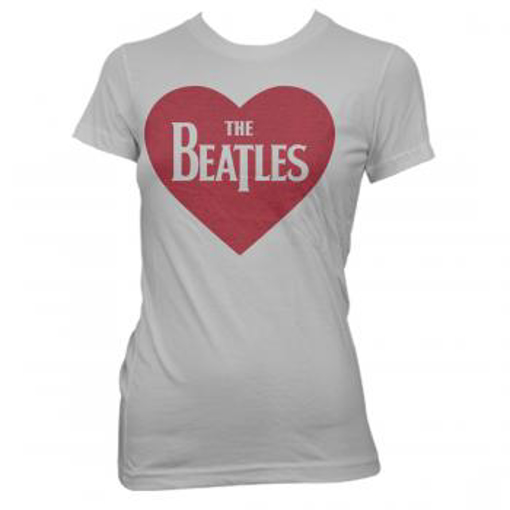 Beatles Female TShirt I Heart The Beatles Beatles Fab Four Store