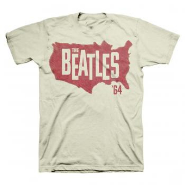 Picture of Beatles Adult T-Shirt: 1964 Tour of America