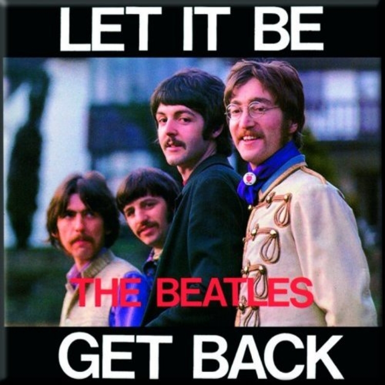 Picture of Beatles Magnets: The Beatles Many Styles MAG-Let It Be/Get back