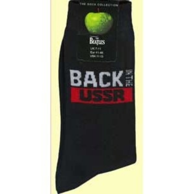Picture of Beatles Socks: The Beatles Mens (Black) Back in the USSR socks