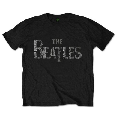 Show details for Beatles Adult T-Shirt:; Classic Drop-T Song Titles Picture of Beatles Adult T-Shirt:; Classic Drop-T Song Titles