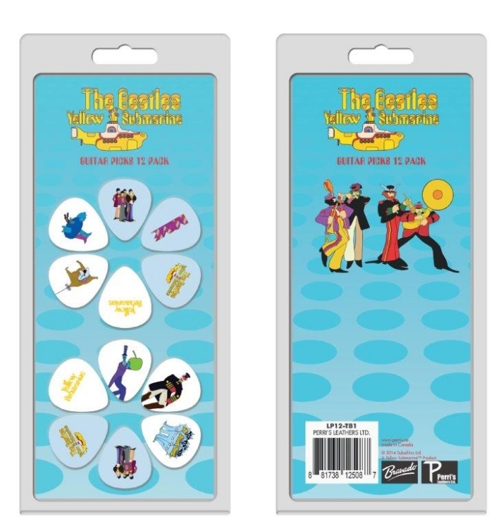Picture of Beatles Guitar Picks : Yellow Submarine 12 Pack
