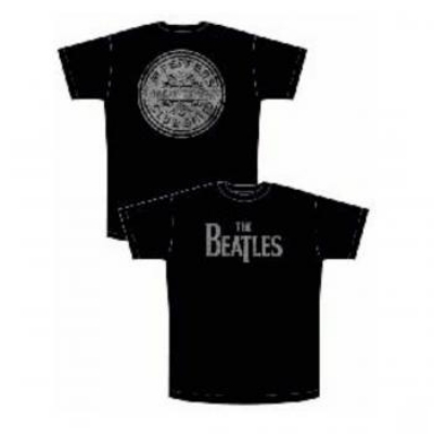 Show details for Beatles T-Shirt: Black Sgt. Pepper Lonely Hearts Picture of Beatles T-Shirt: Black Sgt. Pepper Lonely Hearts